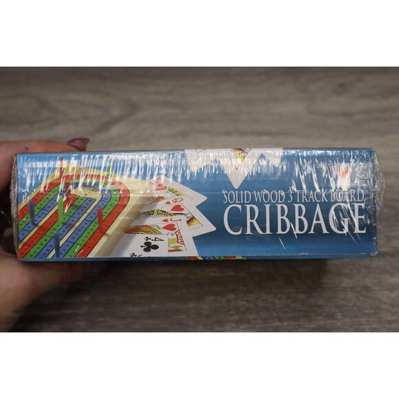 NEW Cardinal Industries Deluxe High-quality Solid Wood Folding Cribbage Set - Picture 5 of 12